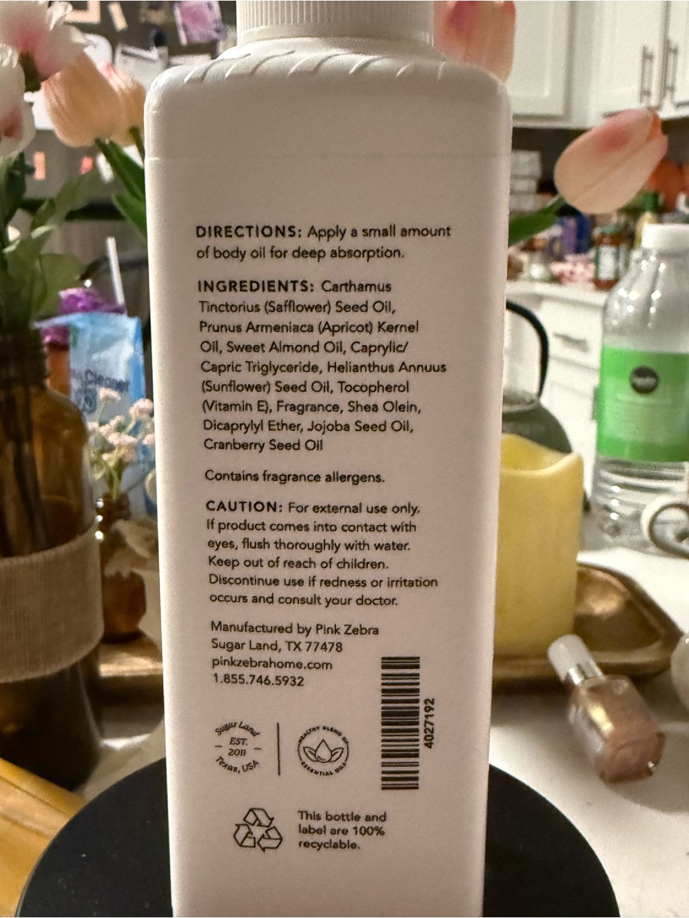 Pink Zebra Cozy Comfort Moisturizer - Cream White - Picture 3 of 5